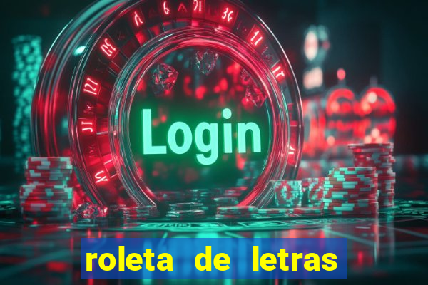 roleta de letras stop online