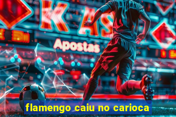 flamengo caiu no carioca