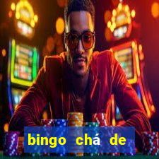 bingo chá de bebê excel