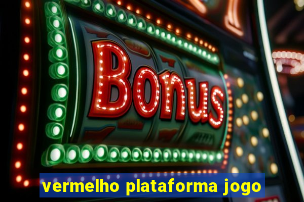 vermelho plataforma jogo