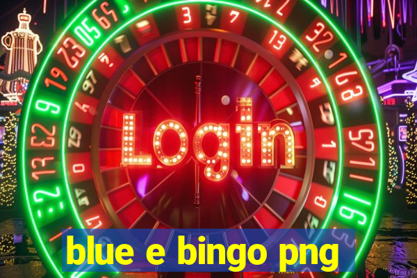 blue e bingo png