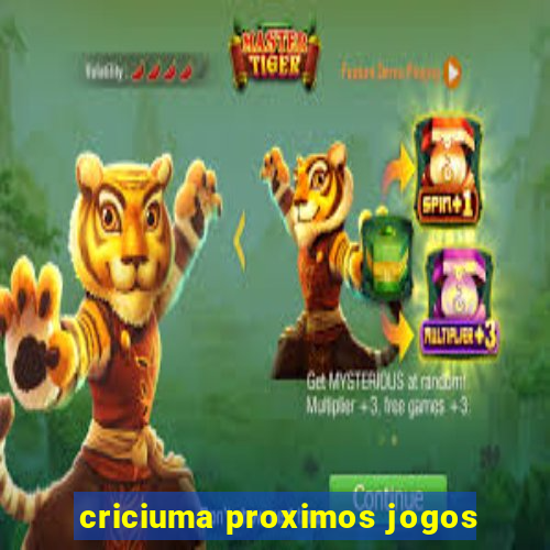 criciuma proximos jogos